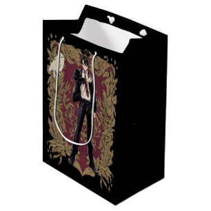 Sacola Para Presentes Média Quadro do Ornamentado Anime HARRY POTTER™