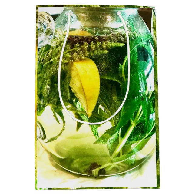 Sacola Para Presentes Média Quando a vida te dá limões (Frente)