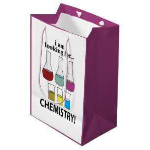 Sacola Para Presentes Média Química Divertida Estou Procurando Química