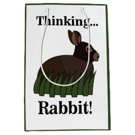 Sacola Para Presentes Média Rabbit Animal Cute Bunny