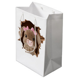 Sacola Para Presentes Média Rabbit with pracible