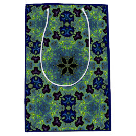 Sacola Para Presentes Média Radiant Fractal Symphony