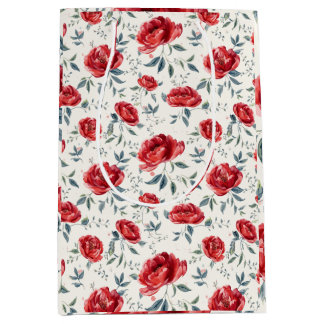 Sacola Para Presentes Média Radiant garden of confidence pattern