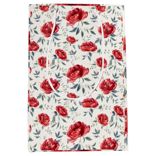 Sacola Para Presentes Média Radiant garden of confidence pattern (Frente)