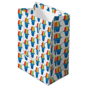 Sacola Para Presentes Média Rainbow Havaiano Arco Arco-Íris Ter Ice Dessert Ha