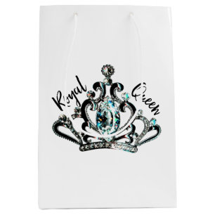 Sacola Para Presentes Média "Rainha real "