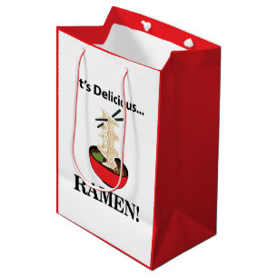 Sacola Para Presentes Média Ramen É Delicioso 