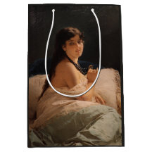 Rapariga com Medalhão (por Gerolamo Induno)