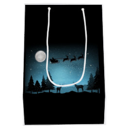 Sacola Para Presentes Média Rebelde Adorável À Noite