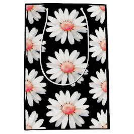 Sacola Para Presentes Média Red Dotted Daisy's