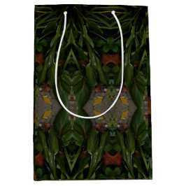 Sacola Para Presentes Média reflexões das plantas