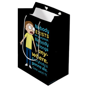 Sacola Para Presentes Média RICK E MORTY™ Não Existe Ninguém Para Fins