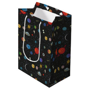Sacola Para Presentes Média RICK E MORTY™ Padrão espacial