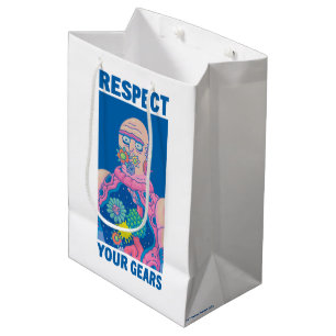 Sacola Para Presentes Média RICK E MORTY™   Respeite suas engrenagens