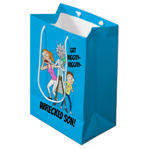 Sacola Para Presentes Média RICK E MORTY™   Rick, Morty e Verão