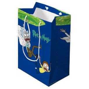 Sacola Para Presentes Média RICK E MORTY™ Saída Do Portal