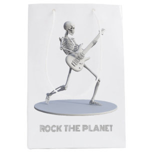 Sacola Para Presentes Média Rock The Planet