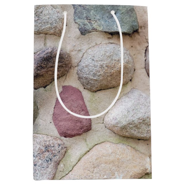 Sacola Para Presentes Média Rock Wall (Frente)