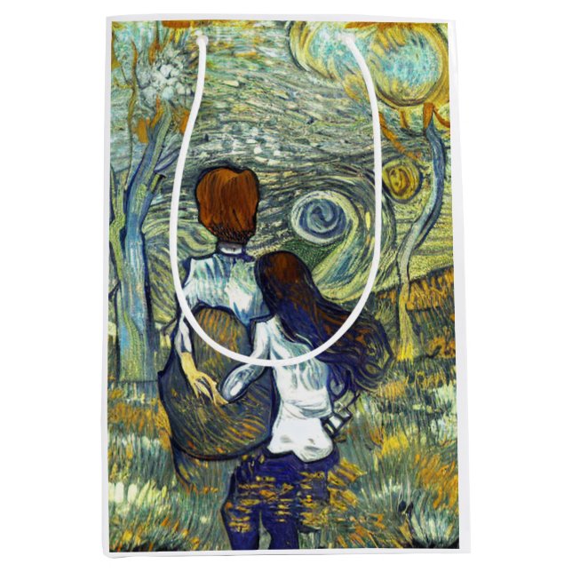 SACOLA PARA PRESENTES MÉDIA ROMANCE (Frente)