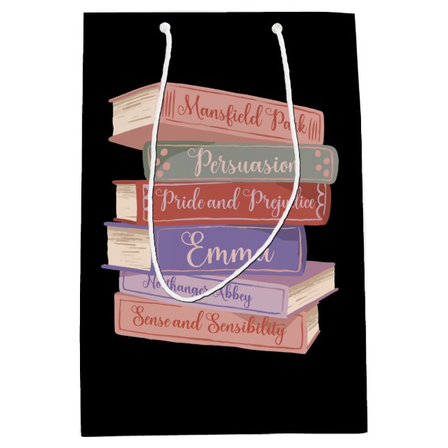 Sacola Para Presentes Média Romances de Jane Austen V (Frente)