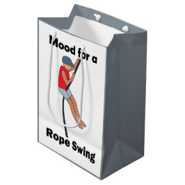 Sacola Para Presentes Média Rope Swing Humor Boas Vibrações