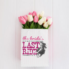 Sacola Para Presentes Média Rosa A Última Cavalgada da Noiva