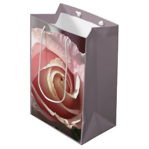 Sacola Para Presentes Média Rosa rosa claro