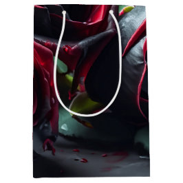 Sacola Para Presentes Média Rosas góticos