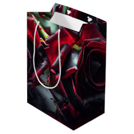 Sacola Para Presentes Média Rosas góticos