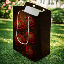 Rosas Steampunk de Luxo Engrenagens Douradas Român