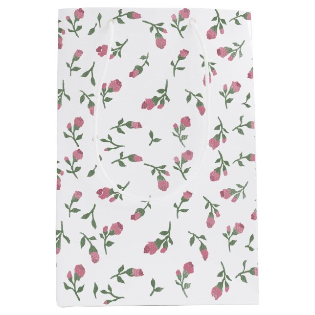 Sacola Para Presentes Média Rosebud Gift Bag (Frente)