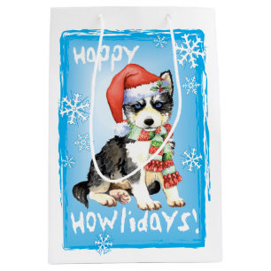 Sacola Para Presentes Média Rouco feliz de Howlidays