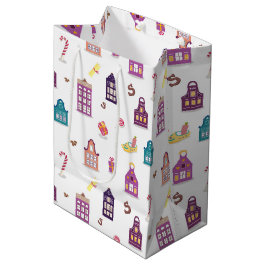 Sacola Para Presentes Média Rua. Dia de Nicholas Sinterklaas Feriado Holandês,