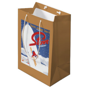 Sacola Para Presentes Média S varrendo - Há sempre poster do Promo da neve