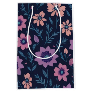 Sacola Para Presentes Média Saca de Presente Floral Botânica