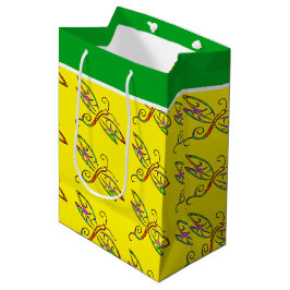Sacola Para Presentes Média Saca de presente médio libélulas coloridas