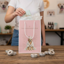 Saca de Presente Rosa Personalizada Spa Cabelereir