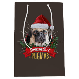 Sacola Para Presentes Média Saco alegre do presente de Pugmas