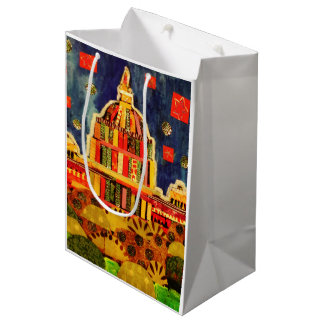 Sacola Para Presentes Média Saco colorido médio lustroso feito sob encomenda