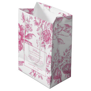 Sacola Para Presentes Média Saco de Boas-vindas para Convidado de Casamento co