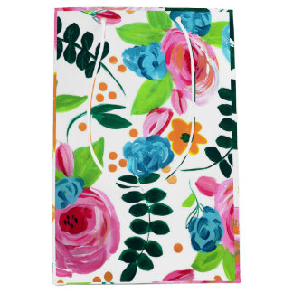 Sacola Para Presentes Média Saco de doação de meio Pop botânico