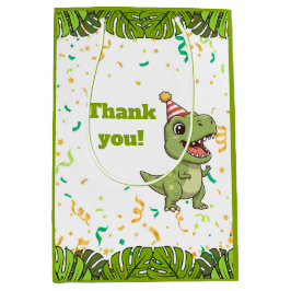 Sacola Para Presentes Média Saco de Favor de Aniversário de Dinossauro