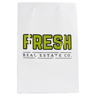 Sacola Para Presentes Média Saco de Presente Brilhante FRESH (médio)