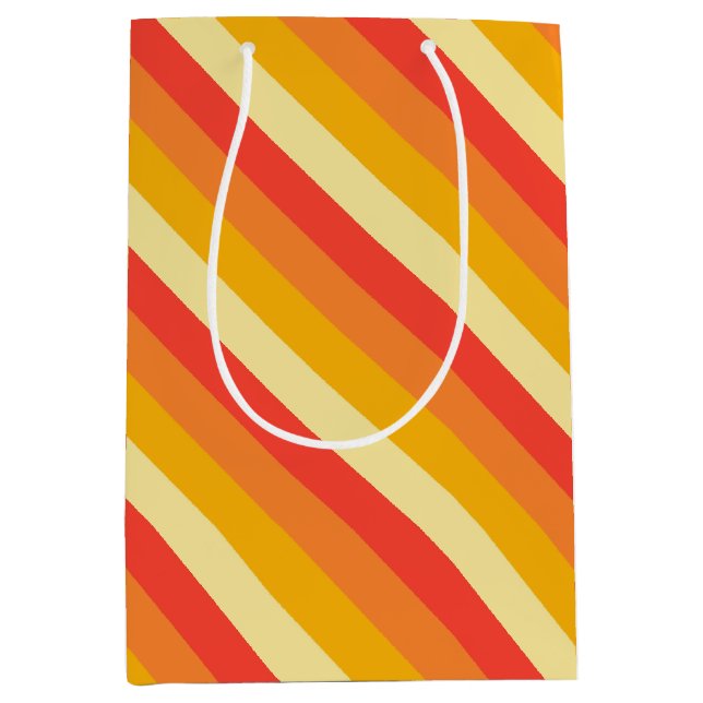 Sacola Para Presentes Média Saco de Presente Cítrico Médio (Frente)