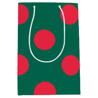 Sacola Para Presentes Média Saco de Presente com a bandeira de Bangladesh