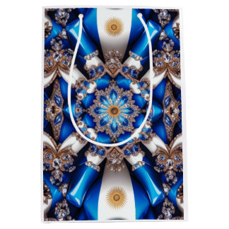 Sacola Para Presentes Média Saco de Presente com Cores da Argentina