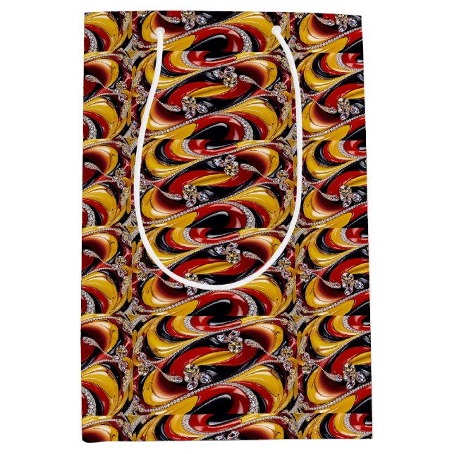 Sacola Para Presentes Média Saco de Presente com Cores da Bélgica (Frente)