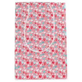 Sacola Para Presentes Média Saco de Presente Coração Adorável