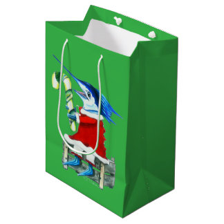 Sacola Para Presentes Média Saco de Presente da Sra. Sailfish Claus