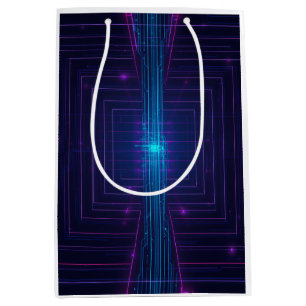Sacola Para Presentes Média Saco de Presente de Acesso ao Sistema Cyberpunk Ne